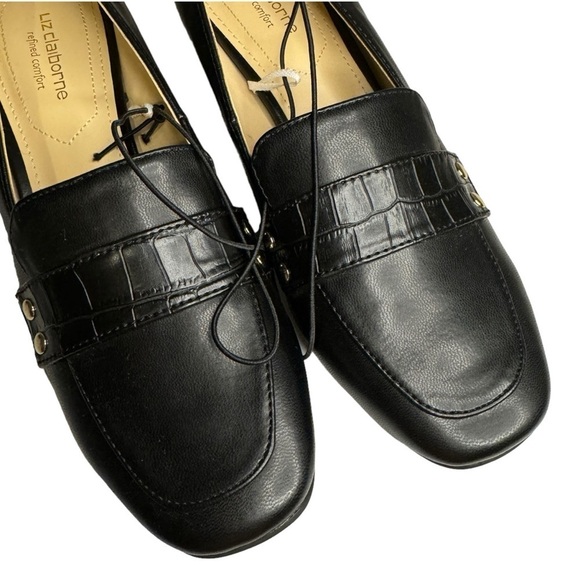 Liz Claiborne Black LC Medina Pumps Heels womens shoes 6.5 new without box - Picture 7 of 12